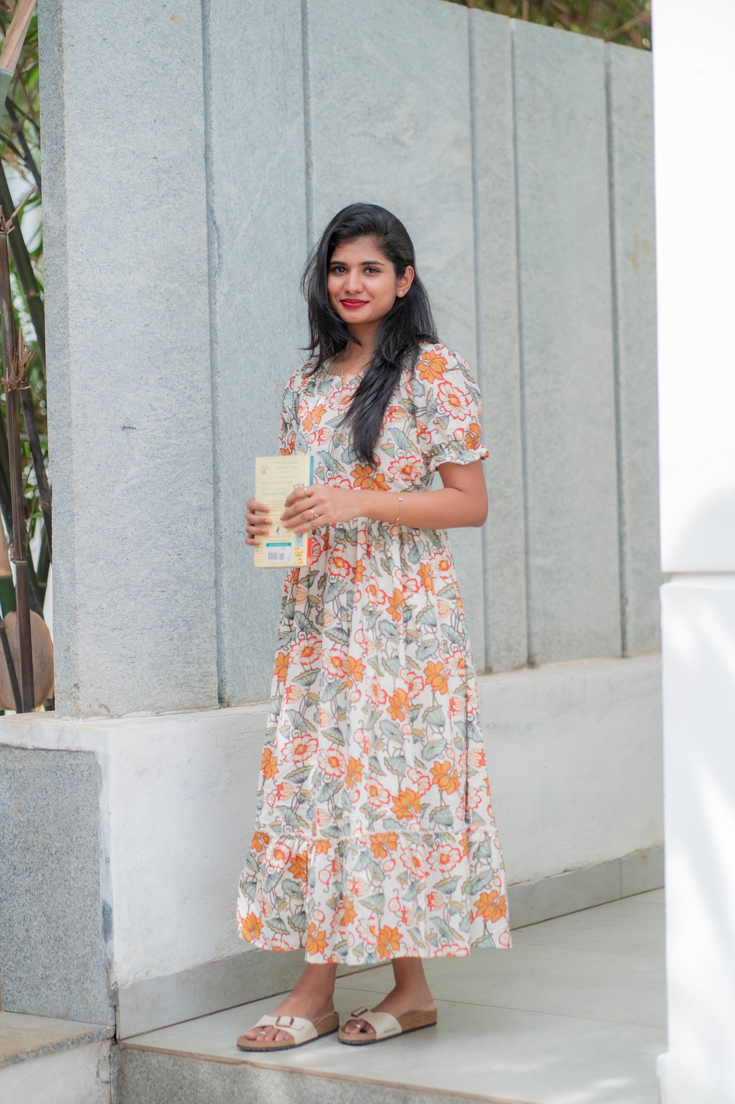 Kalamkari cotton maxi