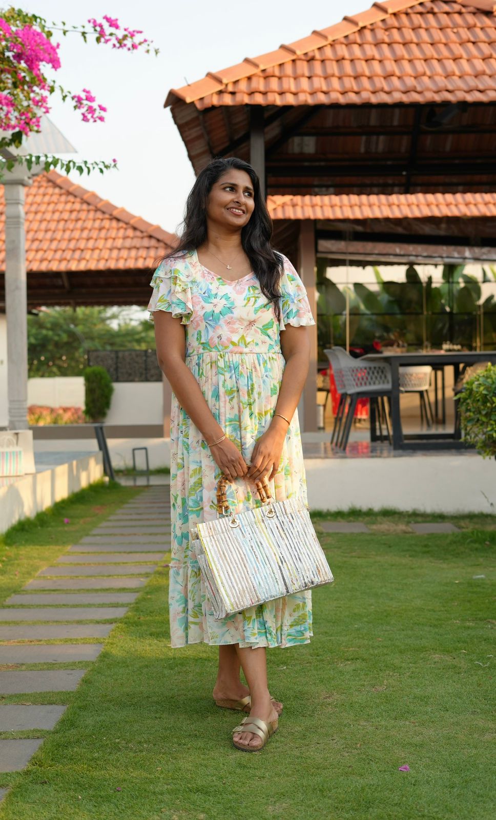 Mayas bay rayon cotton maxi