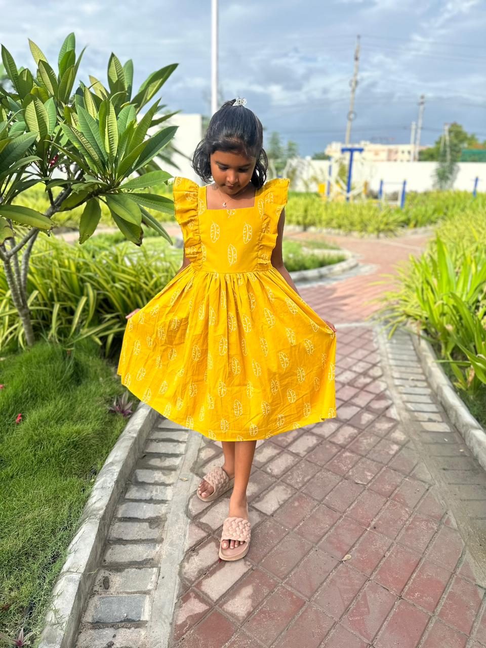 Mustard leaf cotton kids