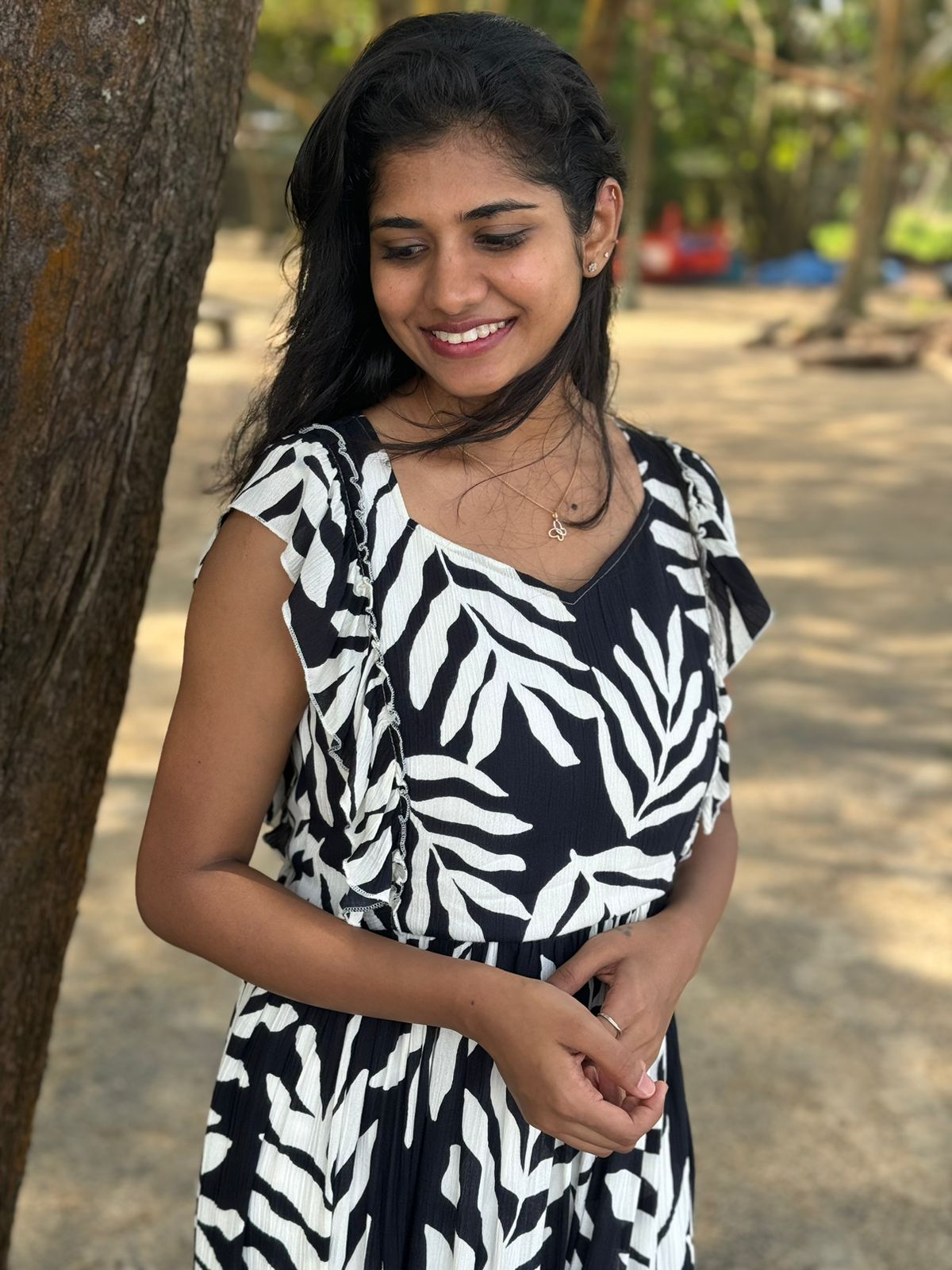 Twilight rayon cotton maxi