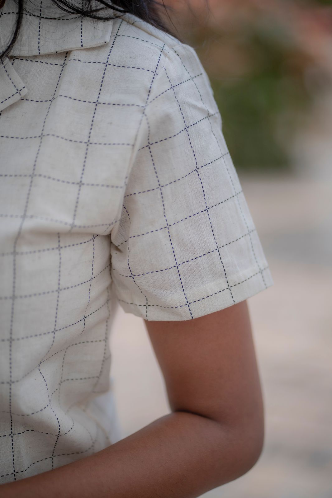 White checked co ord