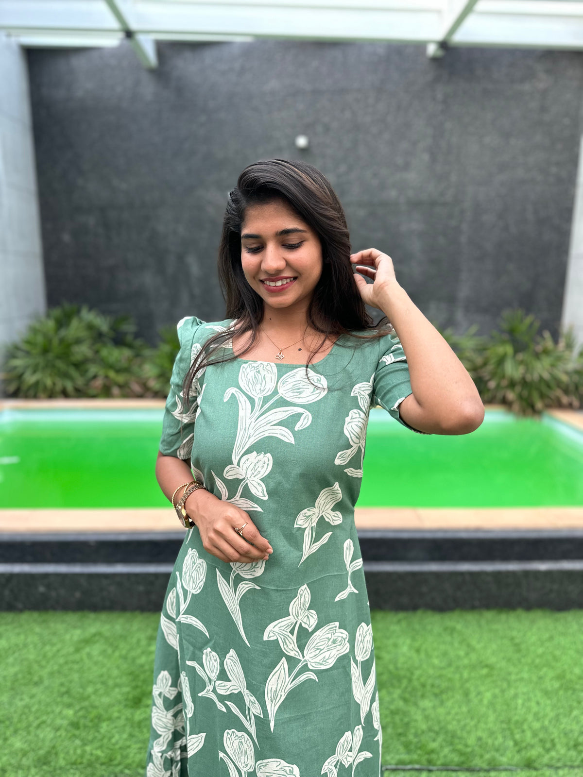 Tulip flex cotton maxi