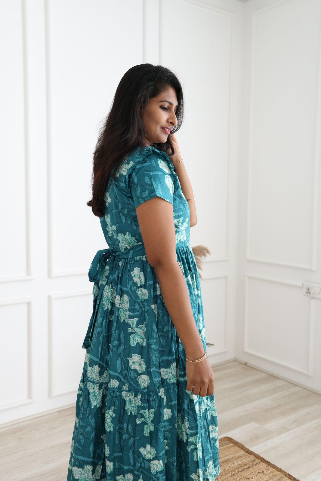 Charming Blue cotton maxi