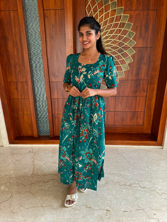 Green cotton budget friendly maxi