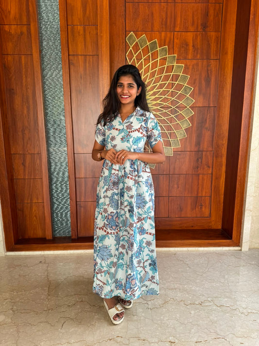 Shirt collar cotton budget friendly maxi
