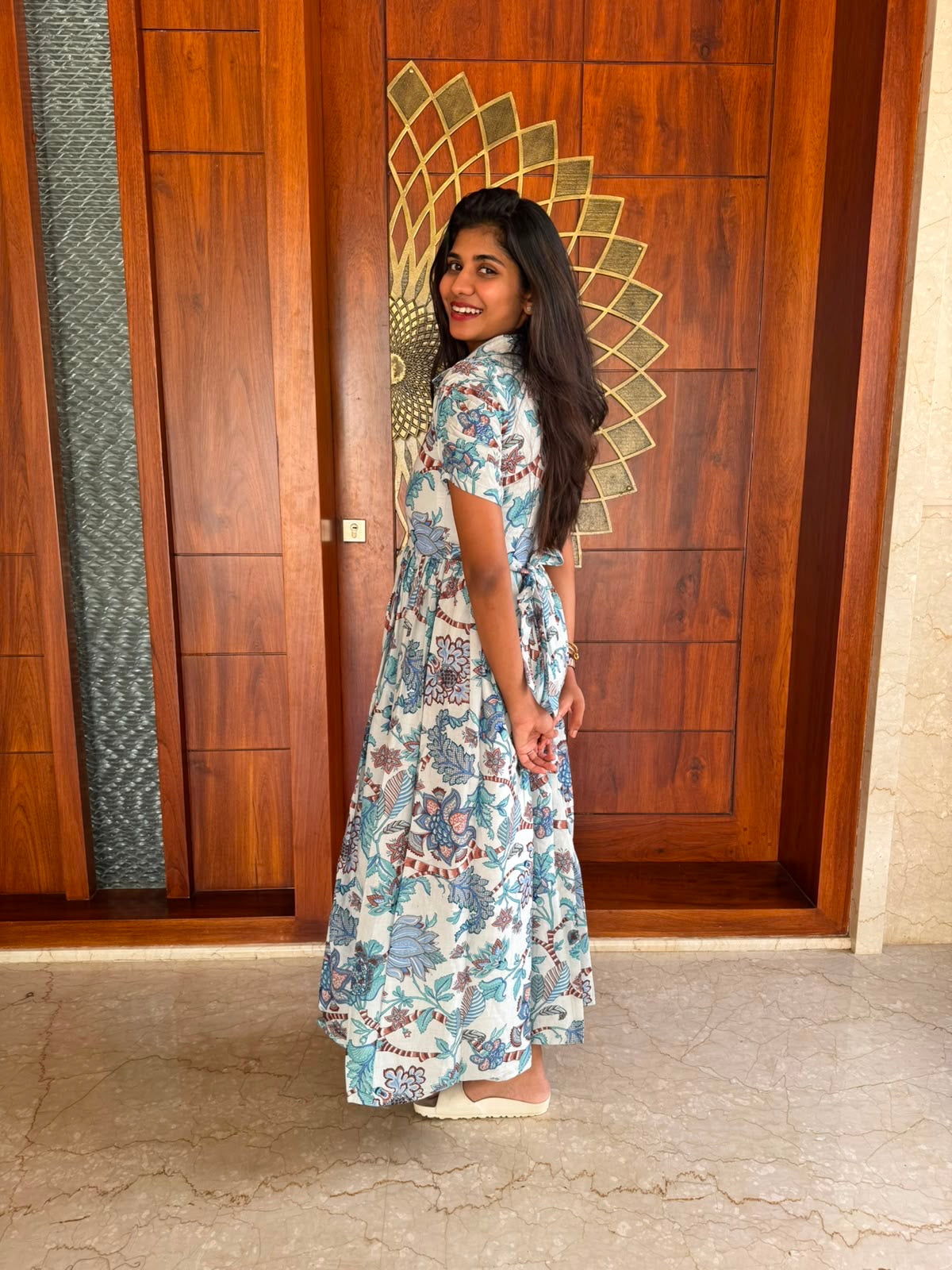 Shirt collar cotton budget friendly maxi