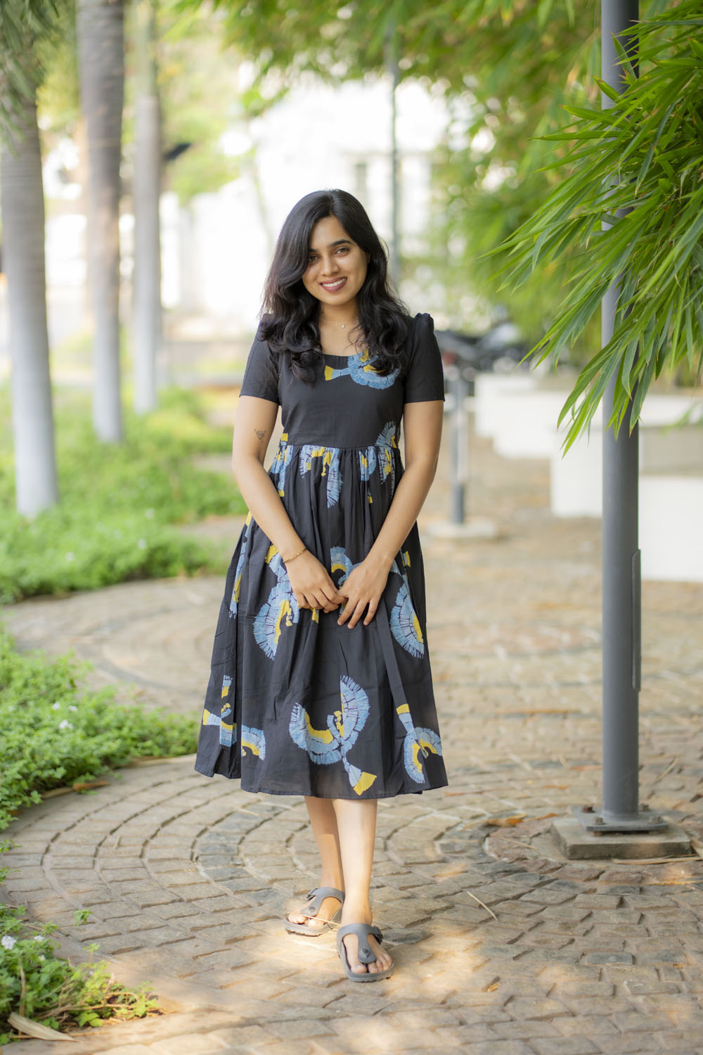 Black eagle cotton maxi