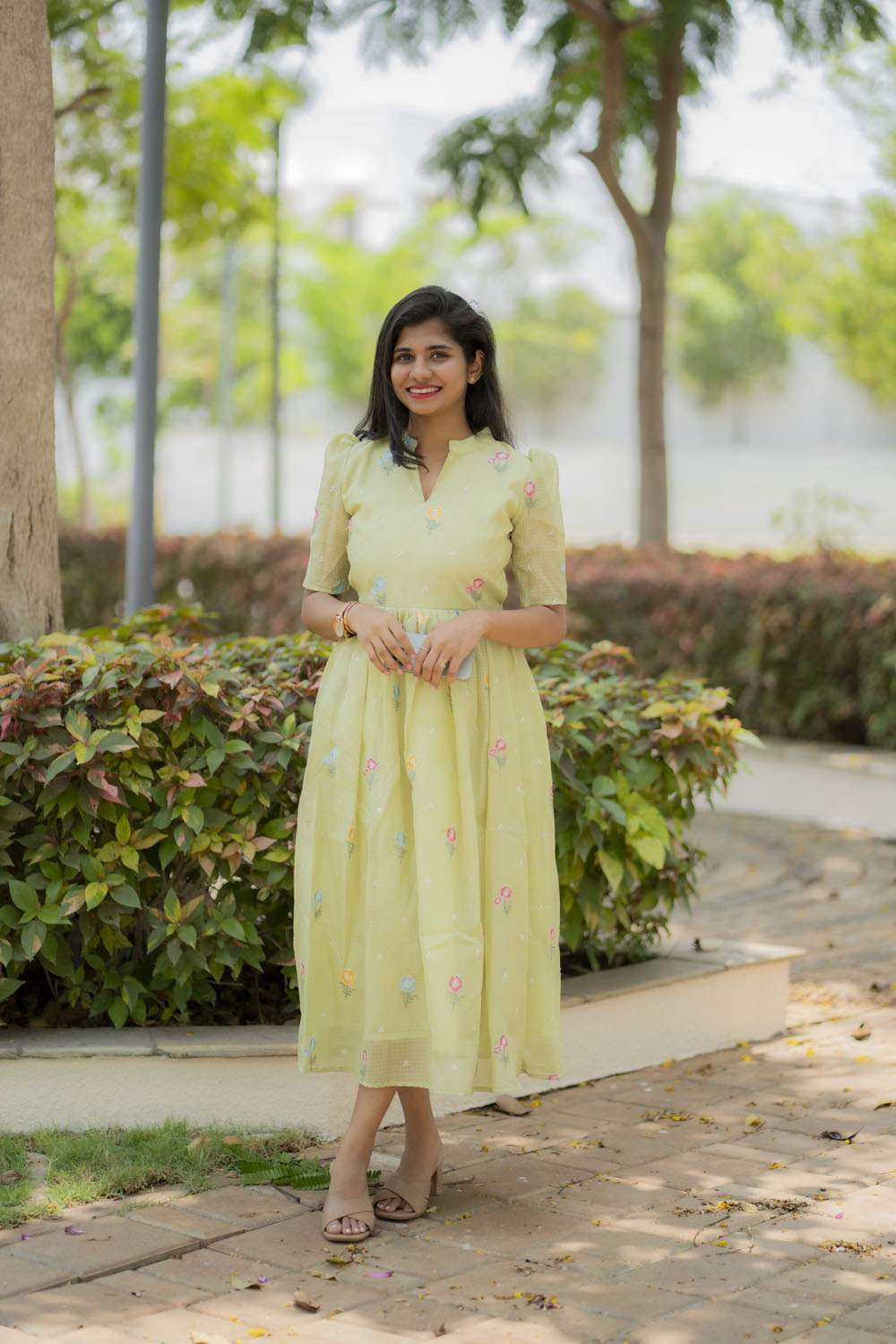 Kota green cotton maxi