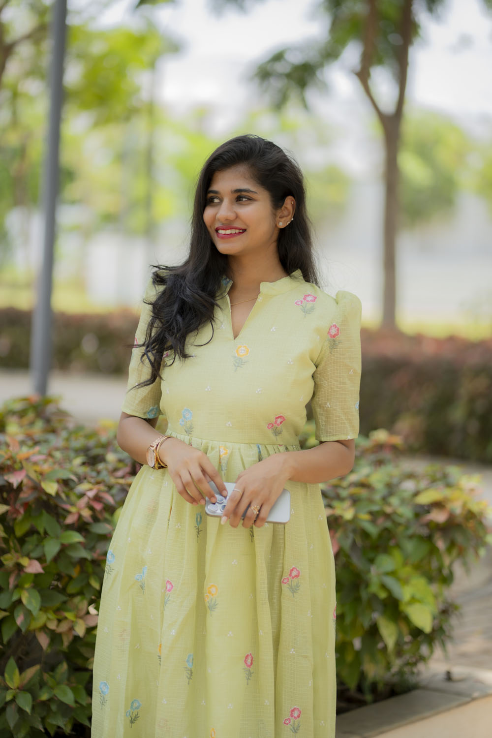 Kota green cotton maxi
