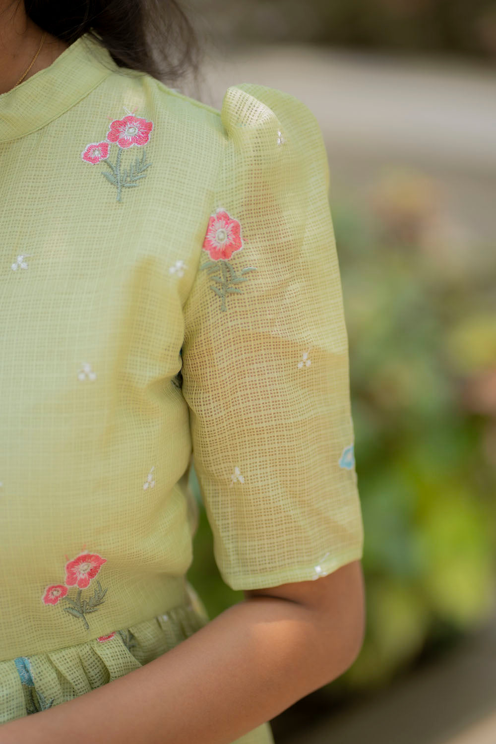 Kota green cotton maxi
