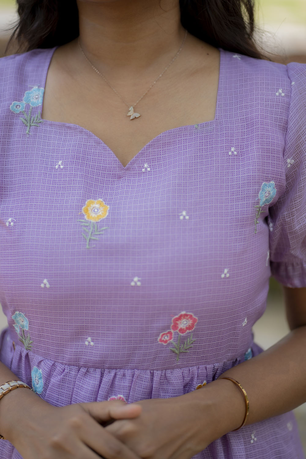 Kota lilac cotton maxi