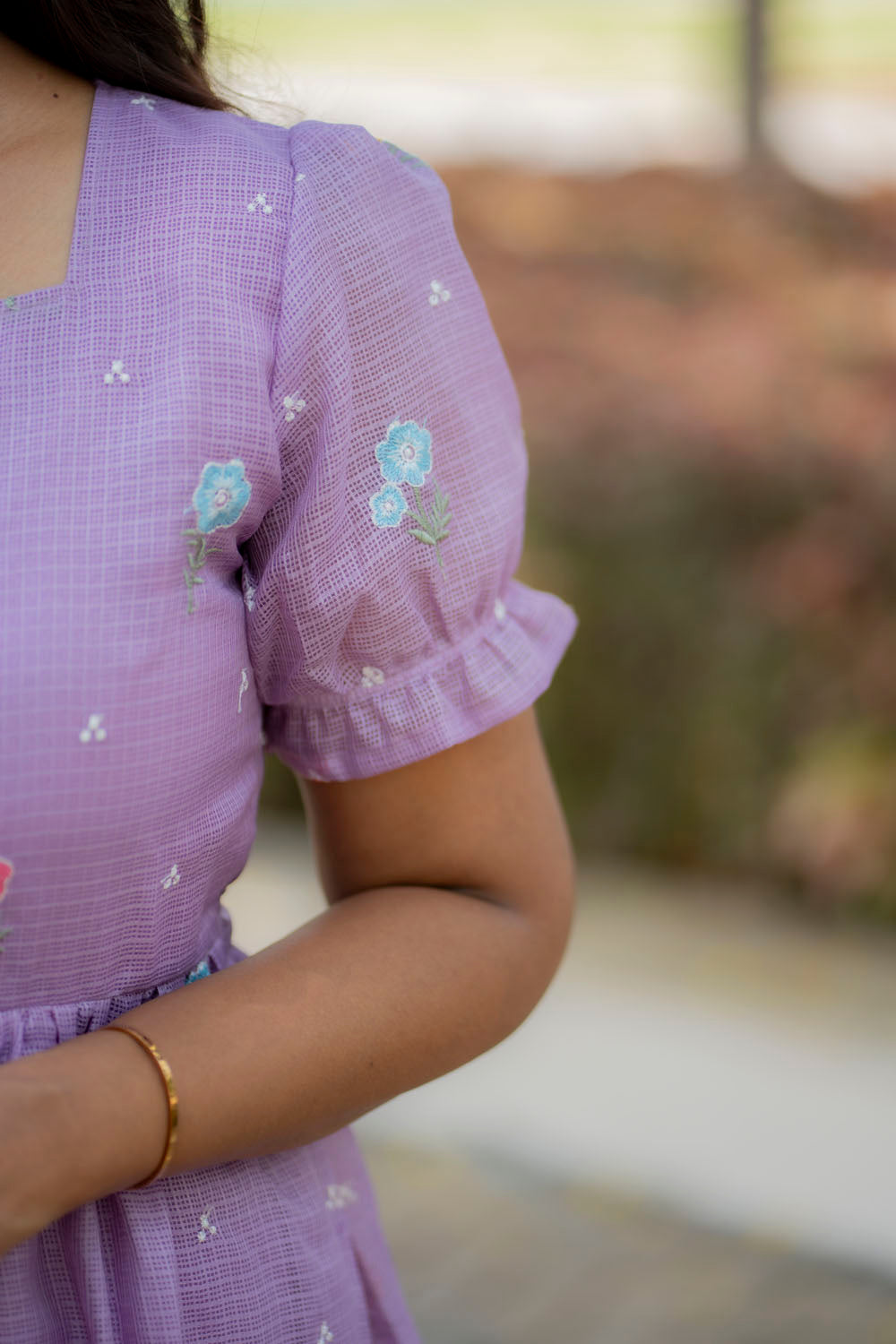 Kota lilac cotton maxi