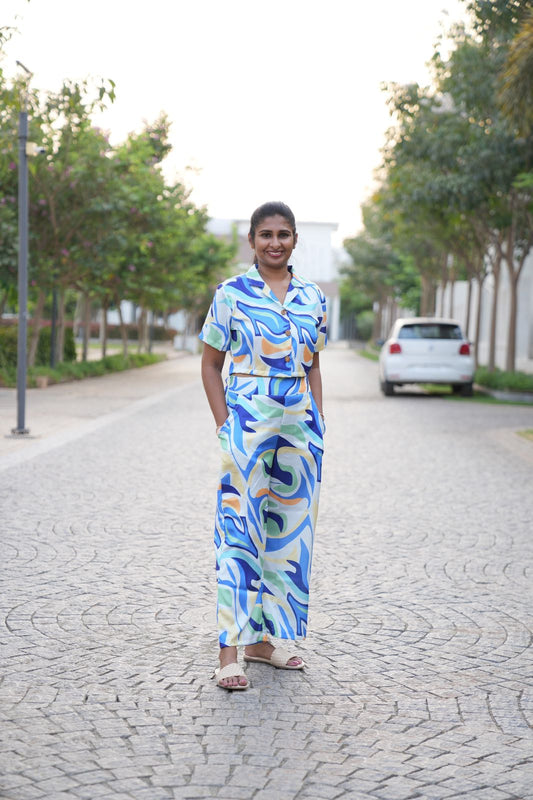 Blue co ord