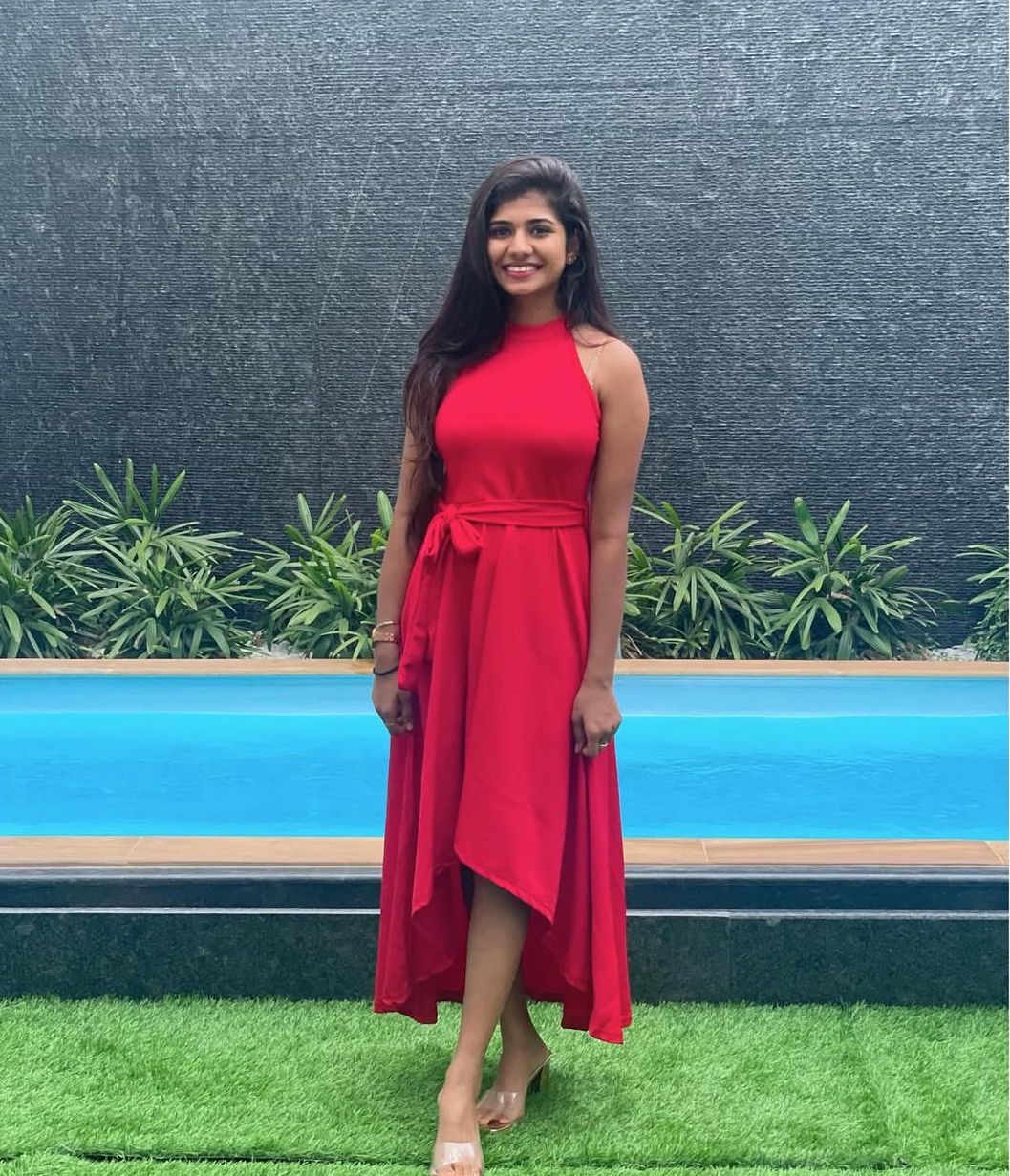 Turtle neck red western wear