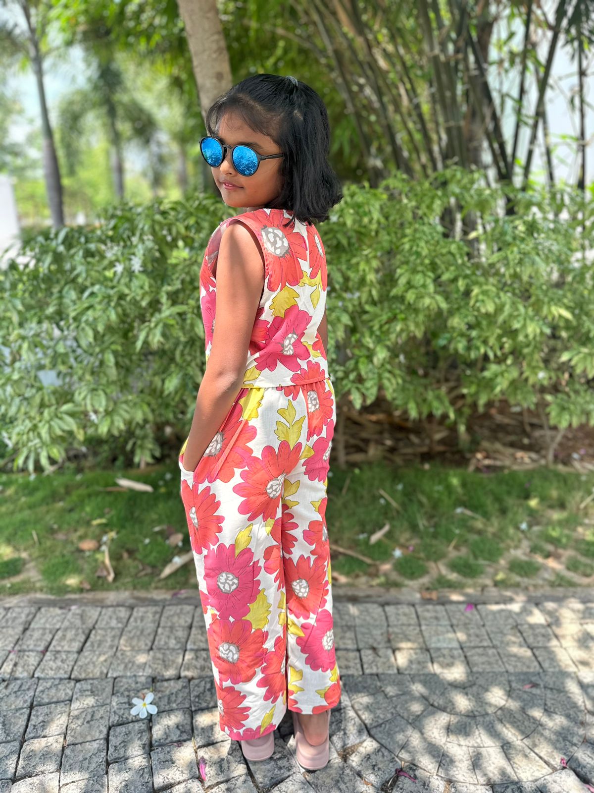 Big flower cotton kids