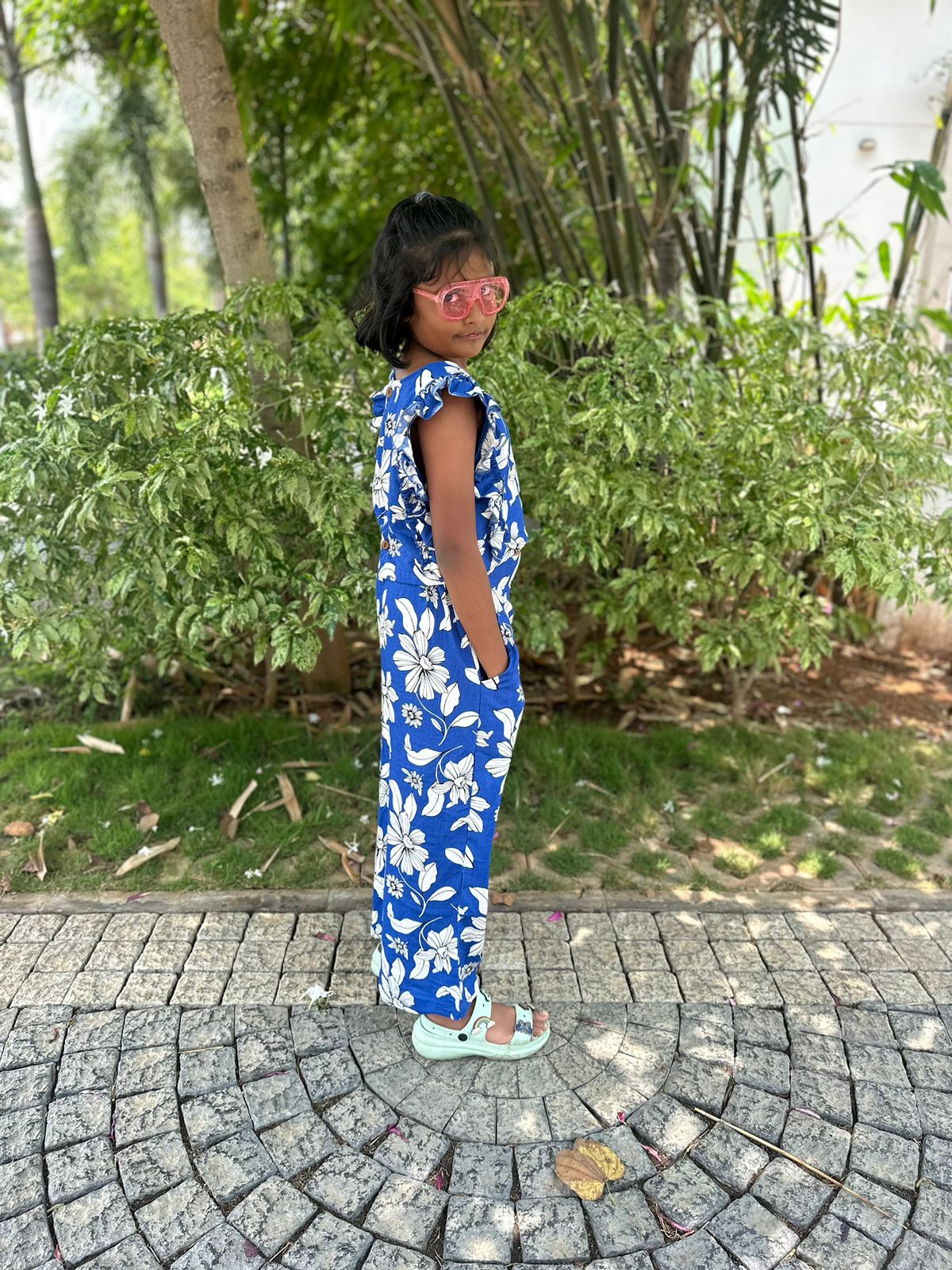 Royal blue cotton kids