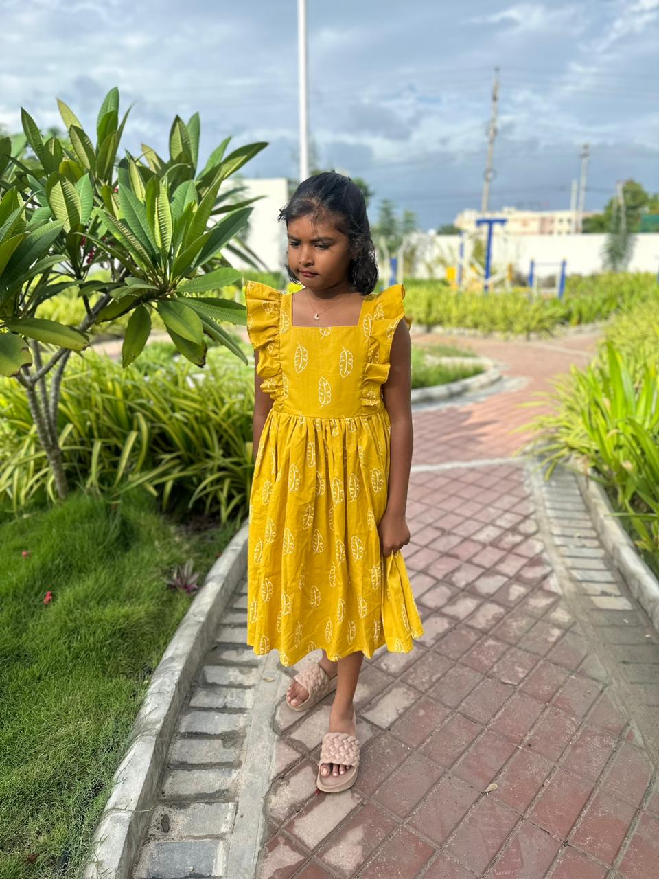 Mustard leaf cotton kids