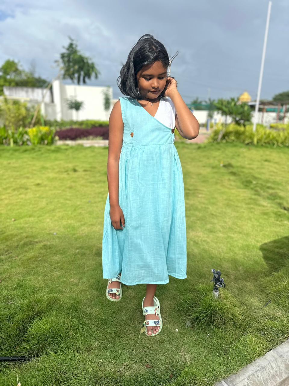 Blue cross cotton kids