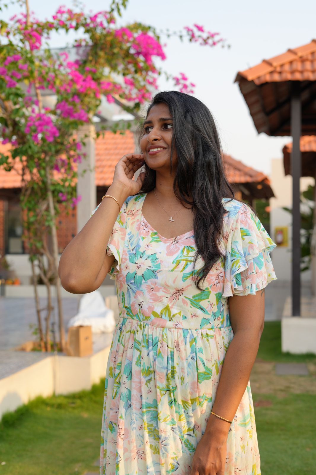 Mayas bay rayon cotton maxi