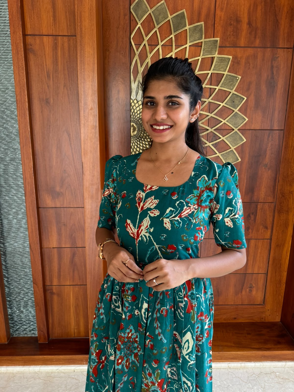 Green cotton budget friendly maxi